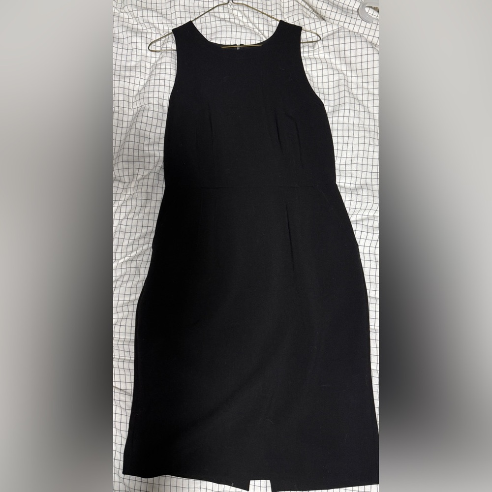 LOFT Classic Black Midi Dress